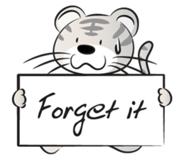 Happy lucky tiger sticker #14467587