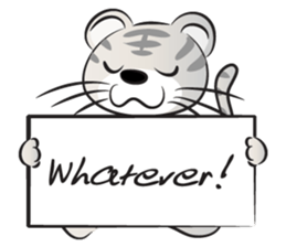 Happy lucky tiger sticker #14467588