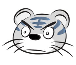 Happy lucky tiger sticker #14467598