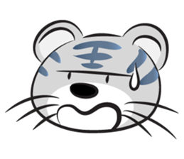 Happy lucky tiger sticker #14467600