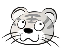 Happy lucky tiger sticker #14467608