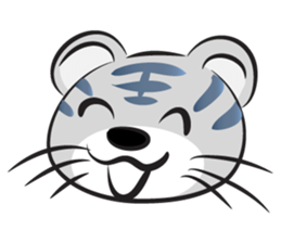 Happy lucky tiger sticker #14467612