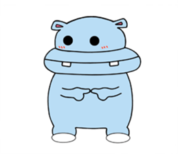 The Hippo's Hi Hi life sticker #14468325