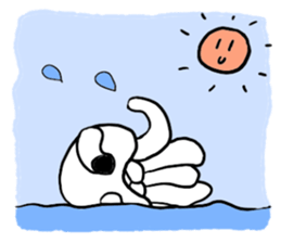 Jellyfish Bokerlin and Cat's Fee sticker #14468763