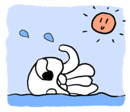 Jellyfish Bokerlin and Cat's Fee sticker #14468763