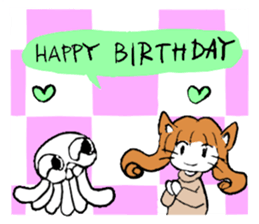 Jellyfish Bokerlin and Cat's Fee sticker #14468772