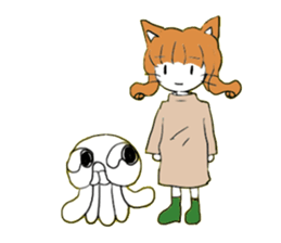 Jellyfish Bokerlin and Cat's Fee sticker #14468789