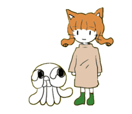 Jellyfish Bokerlin and Cat's Fee sticker #14468789