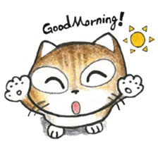 Bobbi Cat English version sticker #14469568