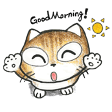 Bobbi Cat English version sticker #14469568