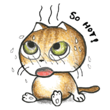 Bobbi Cat English version sticker #14469570