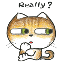 Bobbi Cat English version sticker #14469571