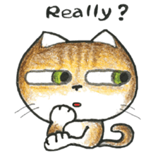 Bobbi Cat English version sticker #14469571