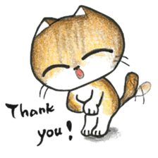 Bobbi Cat English version sticker #14469573