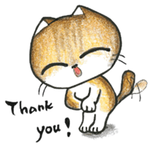 Bobbi Cat English version sticker #14469573