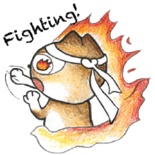 Bobbi Cat English version sticker #14469575