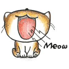 Bobbi Cat English version sticker #14469576