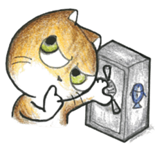 Bobbi Cat English version sticker #14469577