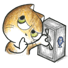 Bobbi Cat English version sticker #14469577