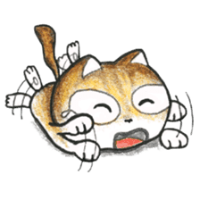 Bobbi Cat English version sticker #14469578