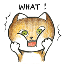 Bobbi Cat English version sticker #14469580