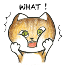 Bobbi Cat English version sticker #14469580