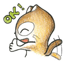 Bobbi Cat English version sticker #14469581