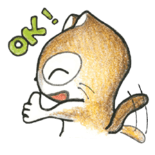 Bobbi Cat English version sticker #14469581