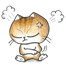 Bobbi Cat English version sticker #14469588