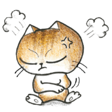 Bobbi Cat English version sticker #14469588