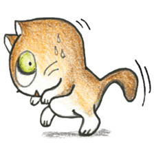 Bobbi Cat English version sticker #14469591