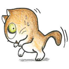 Bobbi Cat English version sticker #14469591