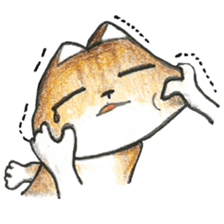 Bobbi Cat English version sticker #14469592