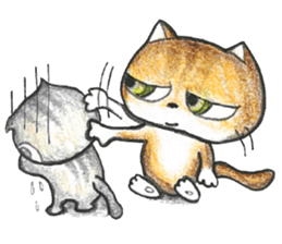 Bobbi Cat English version sticker #14469598