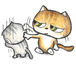 Bobbi Cat English version sticker #14469598