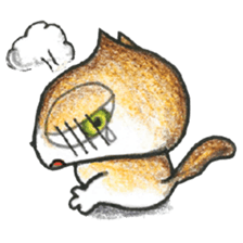 Bobbi Cat English version sticker #14469599