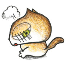 Bobbi Cat English version sticker #14469599