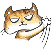 Bobbi Cat English version sticker #14469600