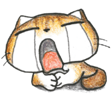 Bobbi Cat English version sticker #14469603