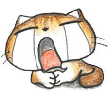 Bobbi Cat English version sticker #14469603