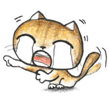 Bobbi Cat English version sticker #14469605