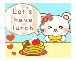 Panda cat, Pan'nya message sticker sticker #14470470
