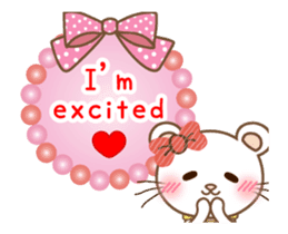 Panda cat, Pan'nya message sticker sticker #14470471