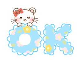 Panda cat, Pan'nya message sticker sticker #14470477