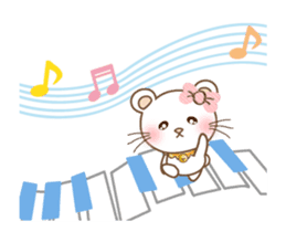 Panda cat, Pan'nya message sticker sticker #14470480