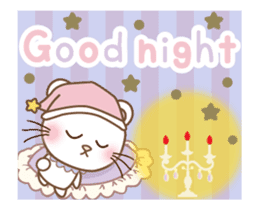 Panda cat, Pan'nya message sticker sticker #14470485