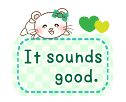 Panda cat, Pan'nya message sticker sticker #14470488