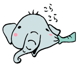 elephant from Thailand. sticker #14470855