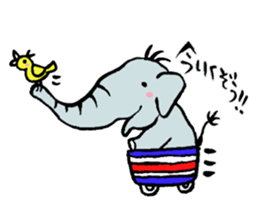 elephant from Thailand. sticker #14470856