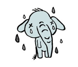 elephant from Thailand. sticker #14470859